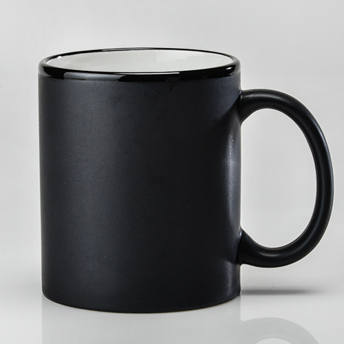 재키 라인 무광 블랙머그 350ml