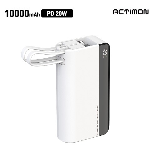 엑티몬 20W고속미니보조배터리10000mAh(C+8 PIN)