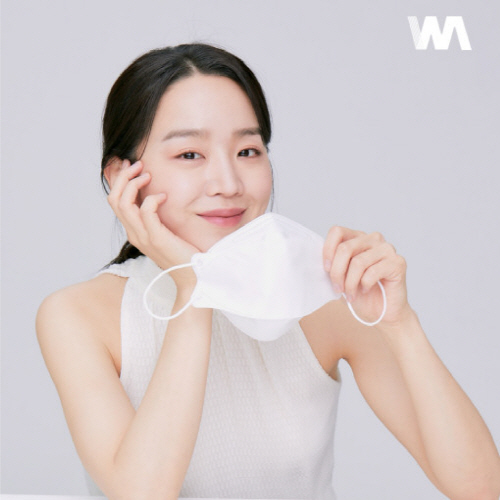 [국산] KF94 위머스트M 신혜선 마스크 3D 입체형 대형, 화이트
