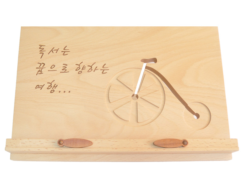 자전거 원목독서대 / 원톤