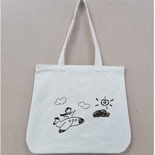 국산 타원형 에코백 36*38cm