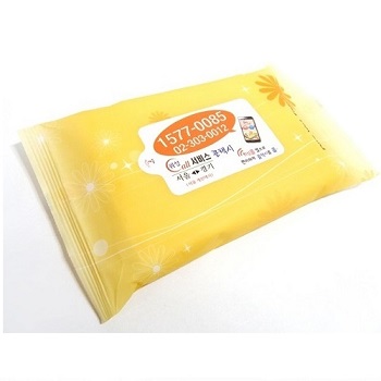50매 물티슈 40g 라벨형