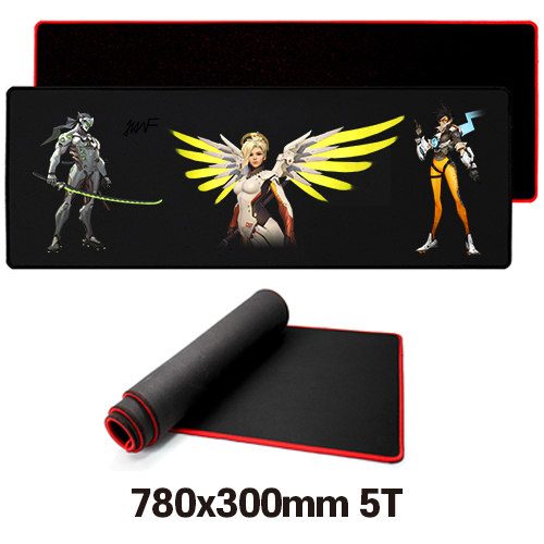 두께감 있는 고급 오버로크 장패드 5mm (780x30