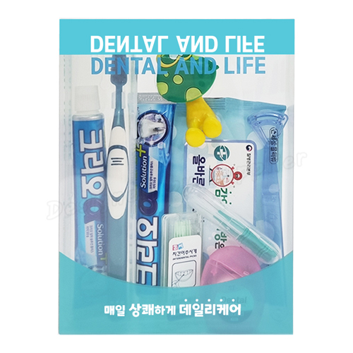 [덴탈위생관리 선물세트] 5호 클리오퍼펙션칫솔+크리오치약+구강용품세트