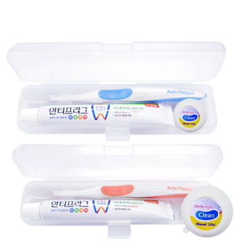 부광/안티프라그 칫솔치약+치실/구강용품/여행용세트 3종