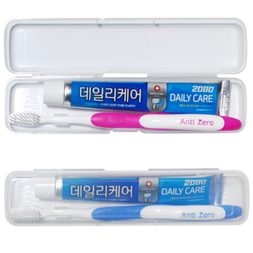 2080치약 + 안티제로 신형칫솔 세트