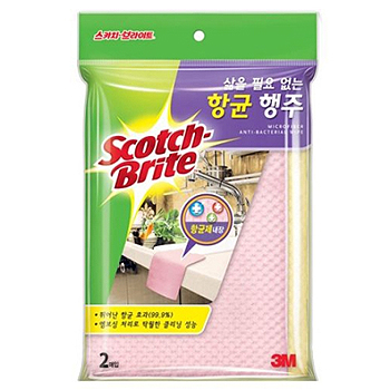 [3M]삶을 필요없는 항균행주(2매)