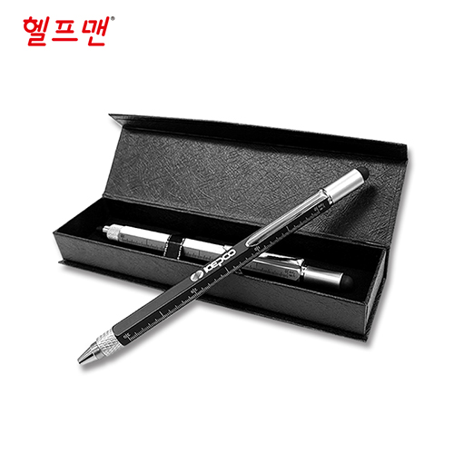 헬프맨 스트롱 멀티터치펜 (눈금자+드라이버+수평계)