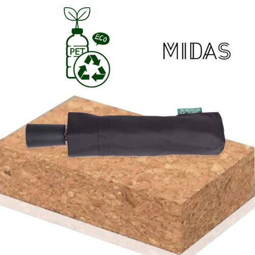 MIDAS 3단 전자동 솔리드 친환경 ECO우산