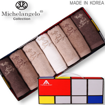 카페 세면타월115g   7P세트