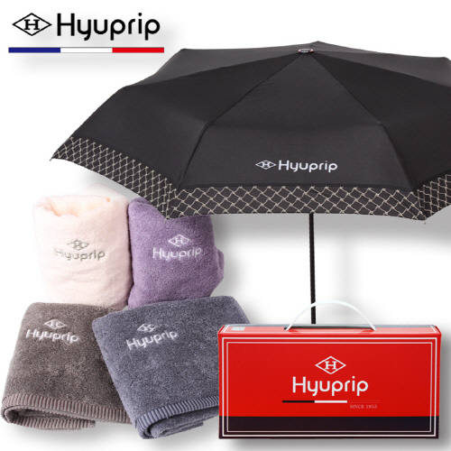 협립 3단 커넥션보다 수동우산+호텔코마타월170g 1P 세트