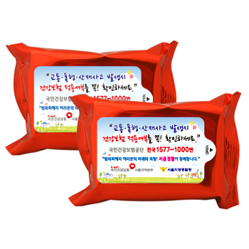 메탈레드 30매 물티슈