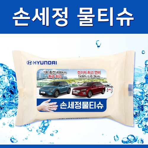 손세정 비닐독판 물티슈 10매
