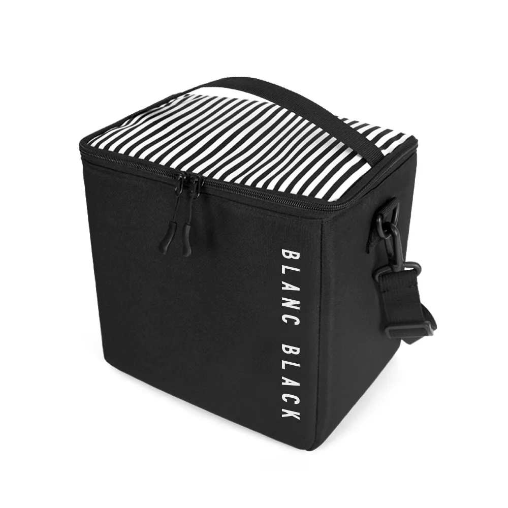 블랑블랙 스트라이프 보온보냉 쿨러백 L (8.5L)