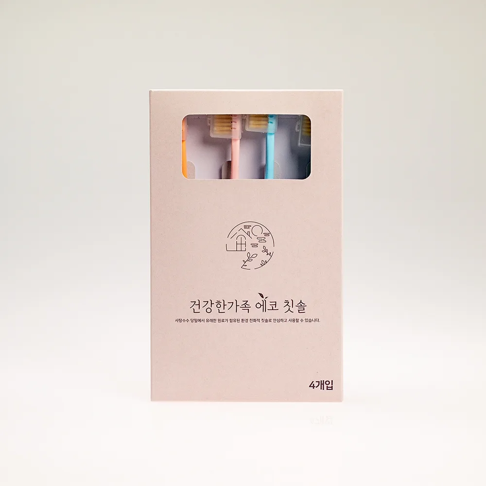 건강한가족 에코 칫솔 4P