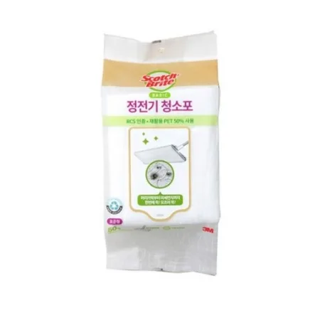 3M 스카치브라이트 재활용 PET 50% 사용 정전기 청소포 표준형(30
